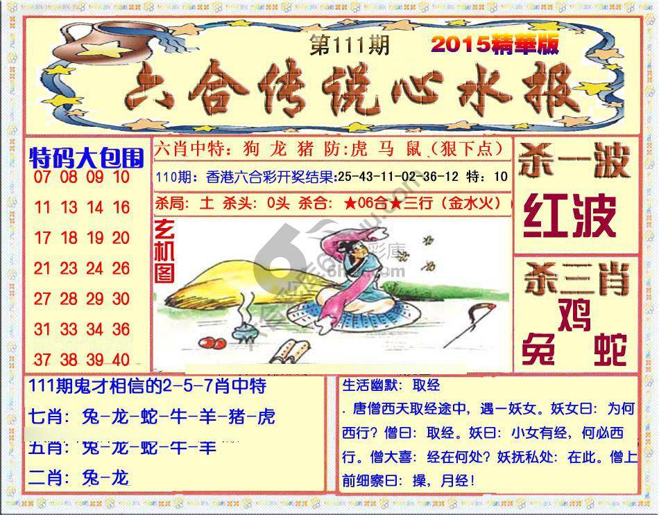 六合传说心水报