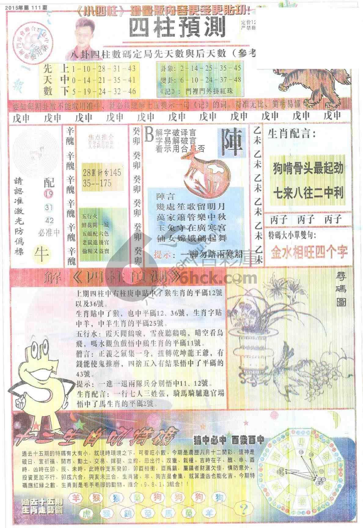 四柱预测