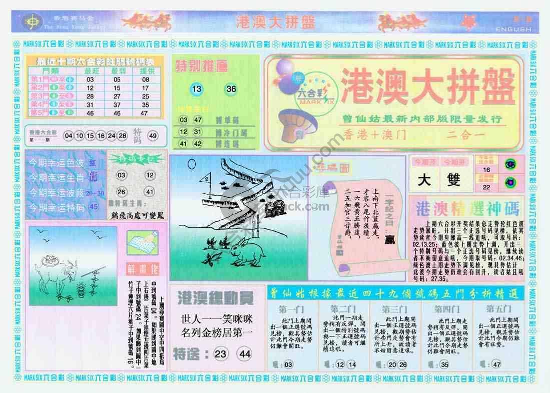 港澳大拼盘