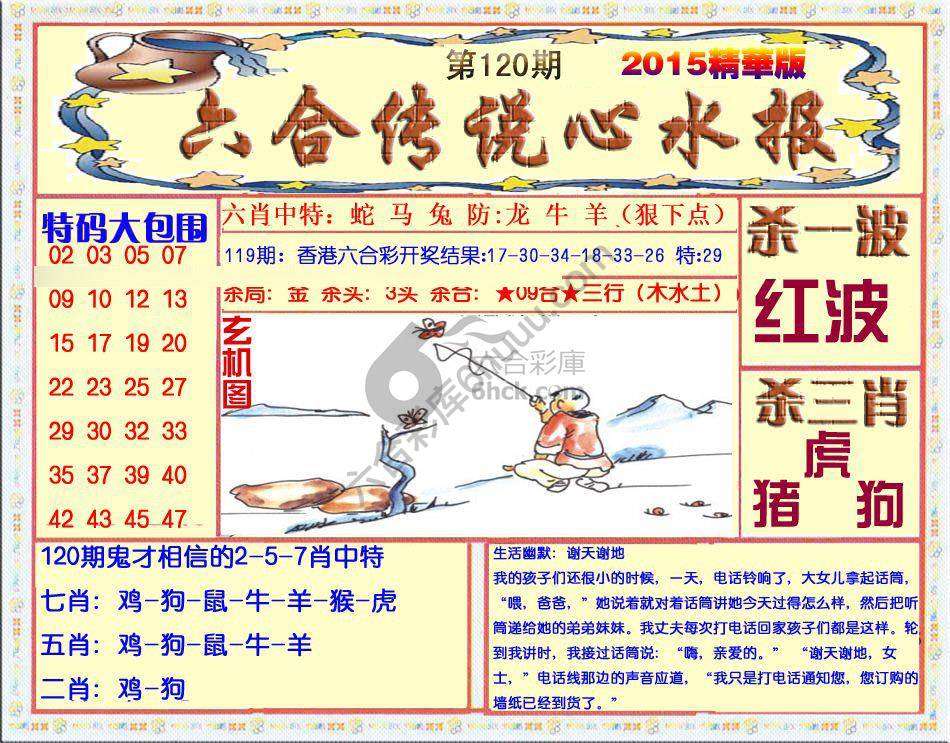六合传说心水报