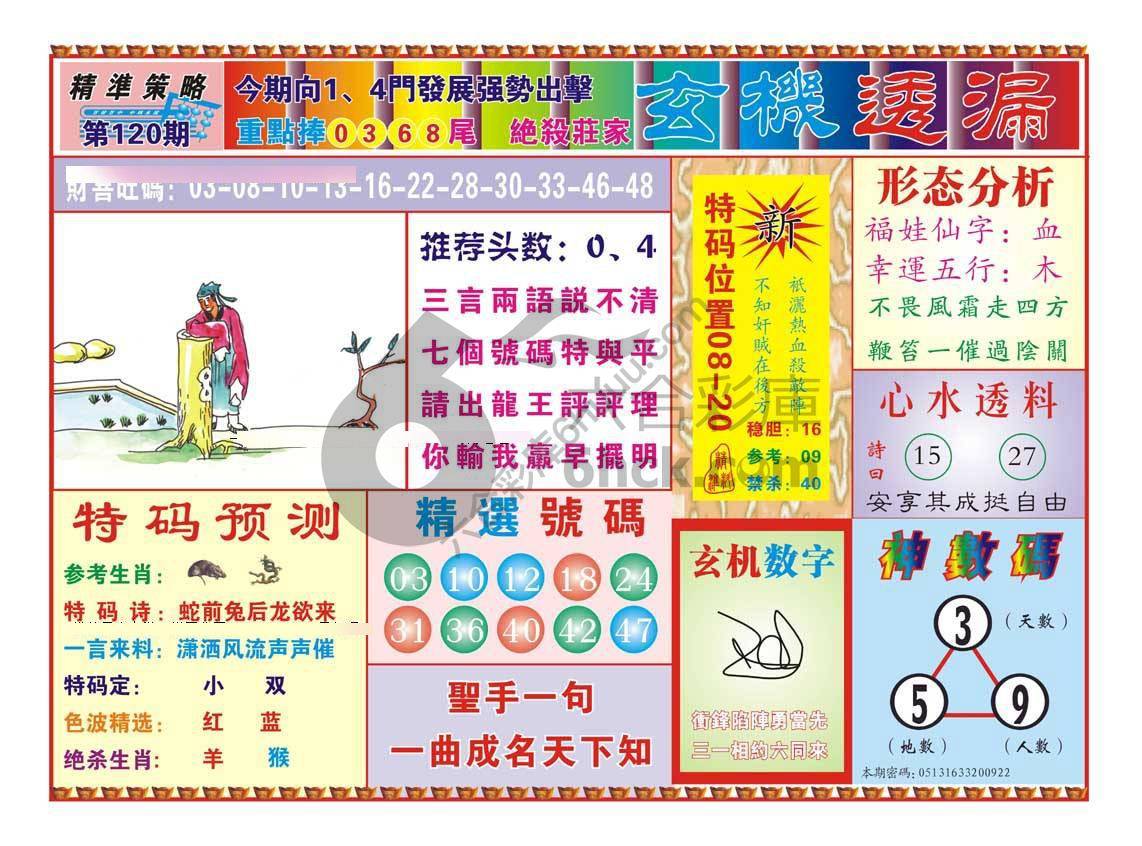 玄机透漏
