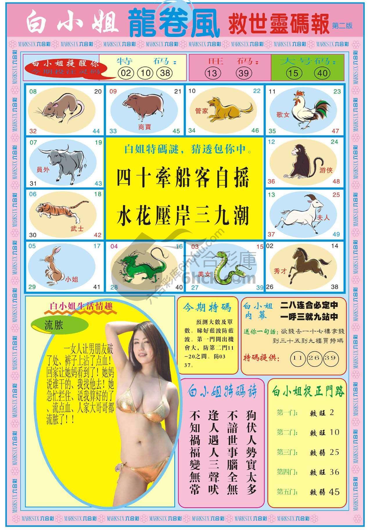白小姐龙卷风