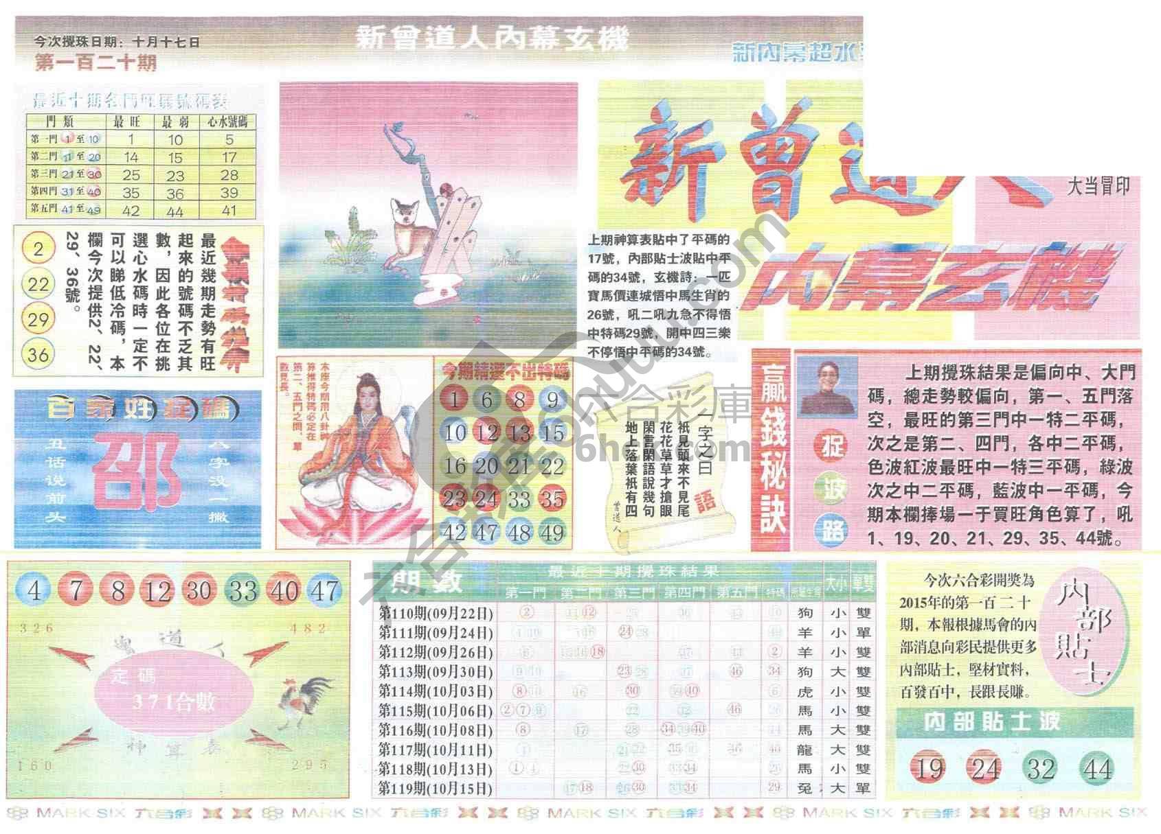 新曾道人内幕玄机