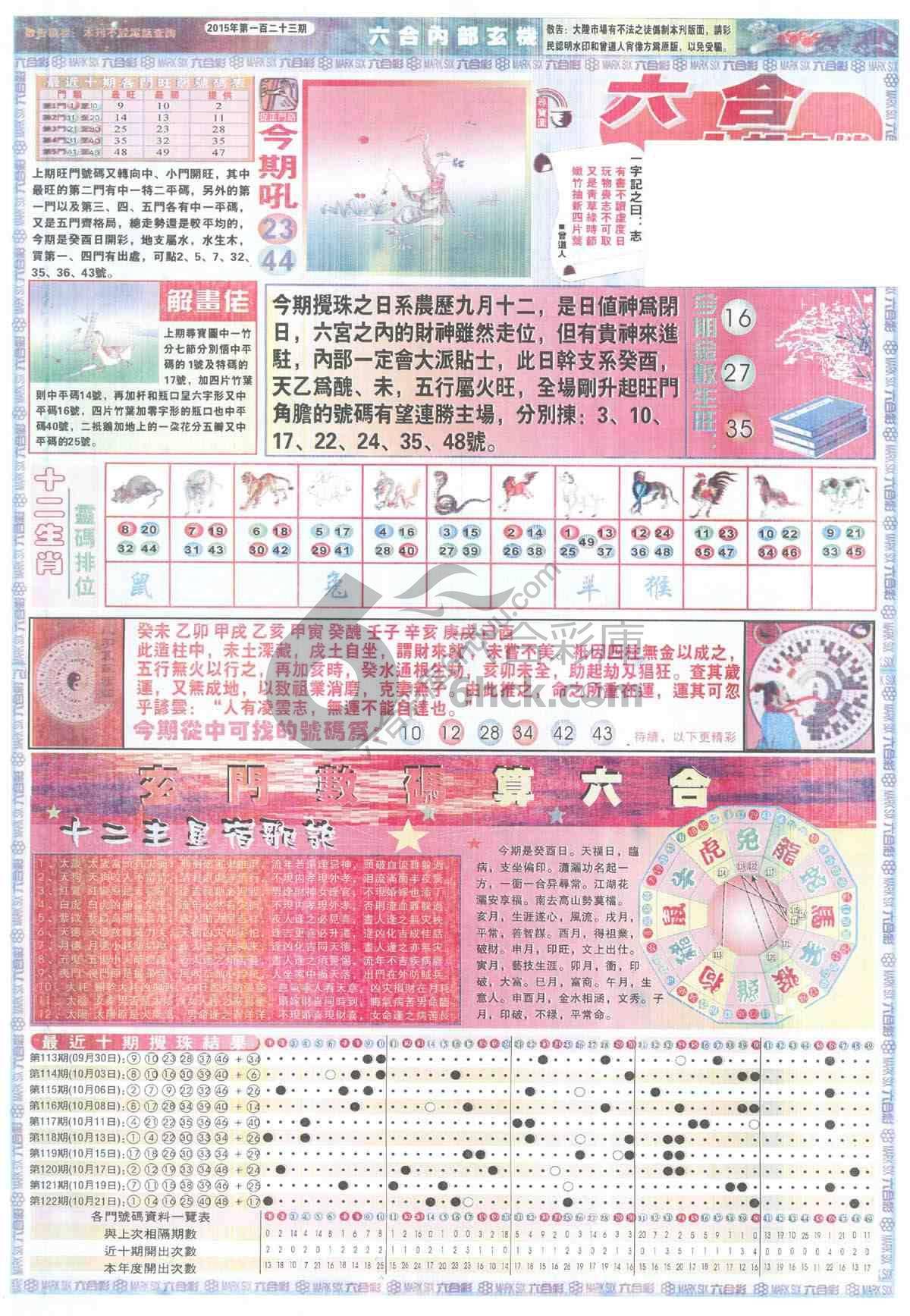 六合内部玄机