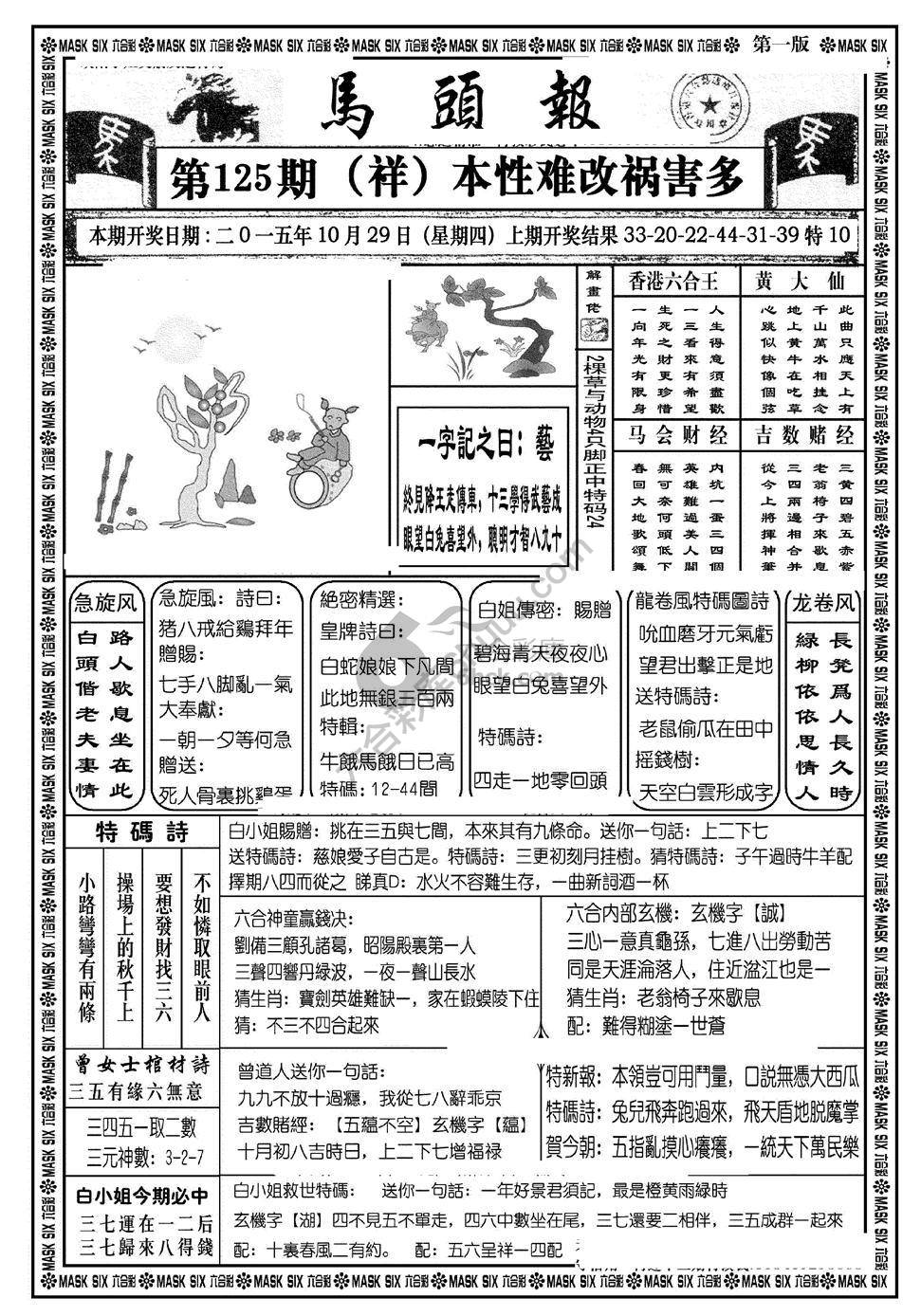 马头报