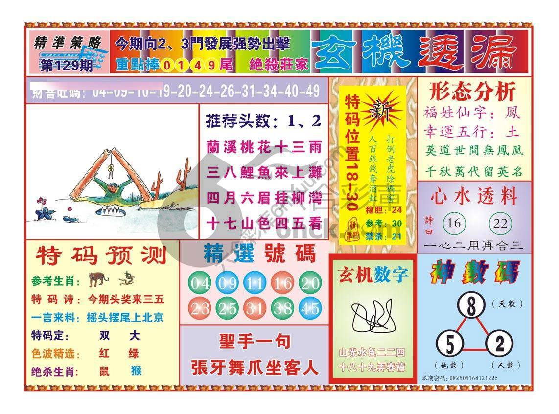 玄机透漏