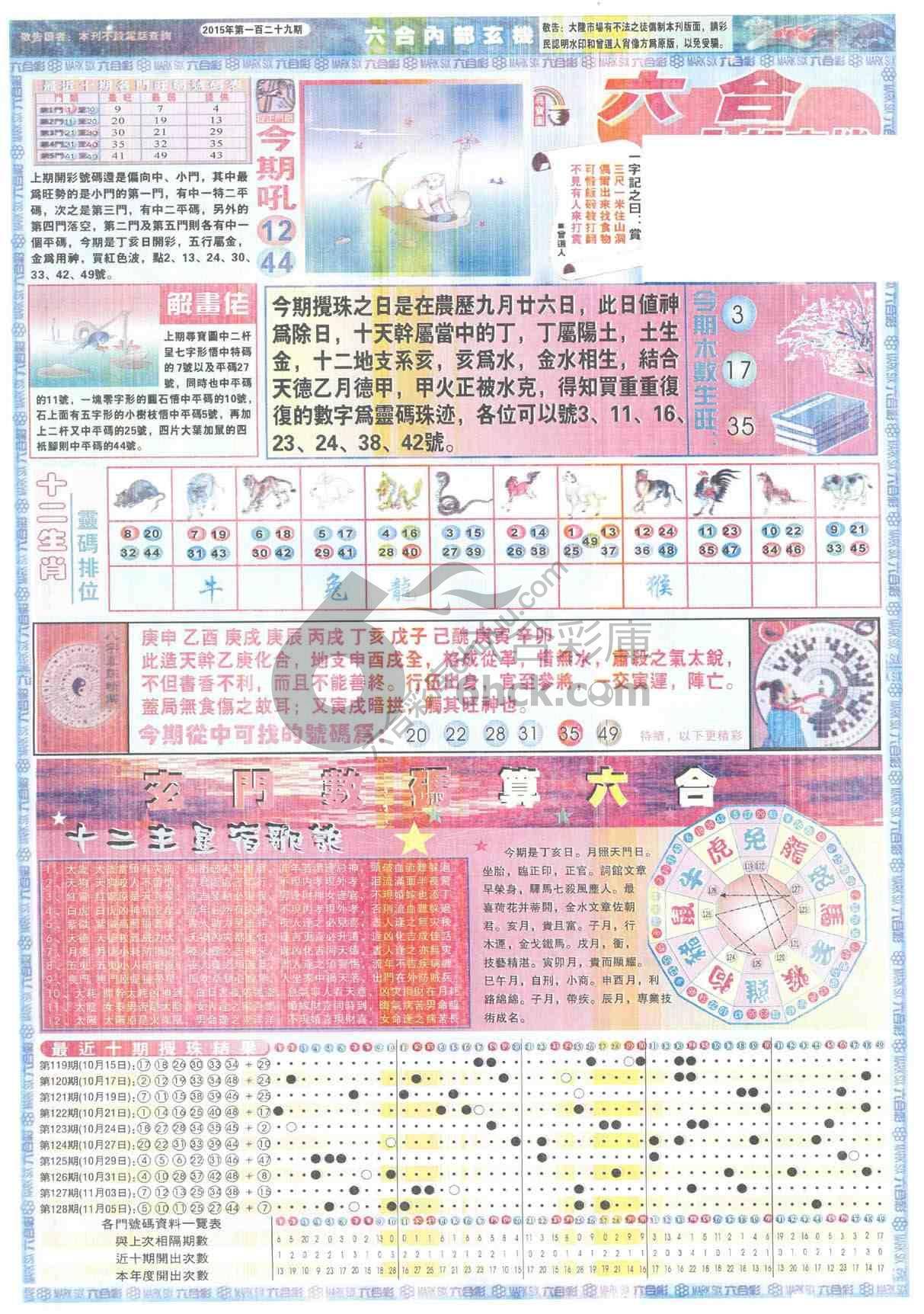 六合内部玄机