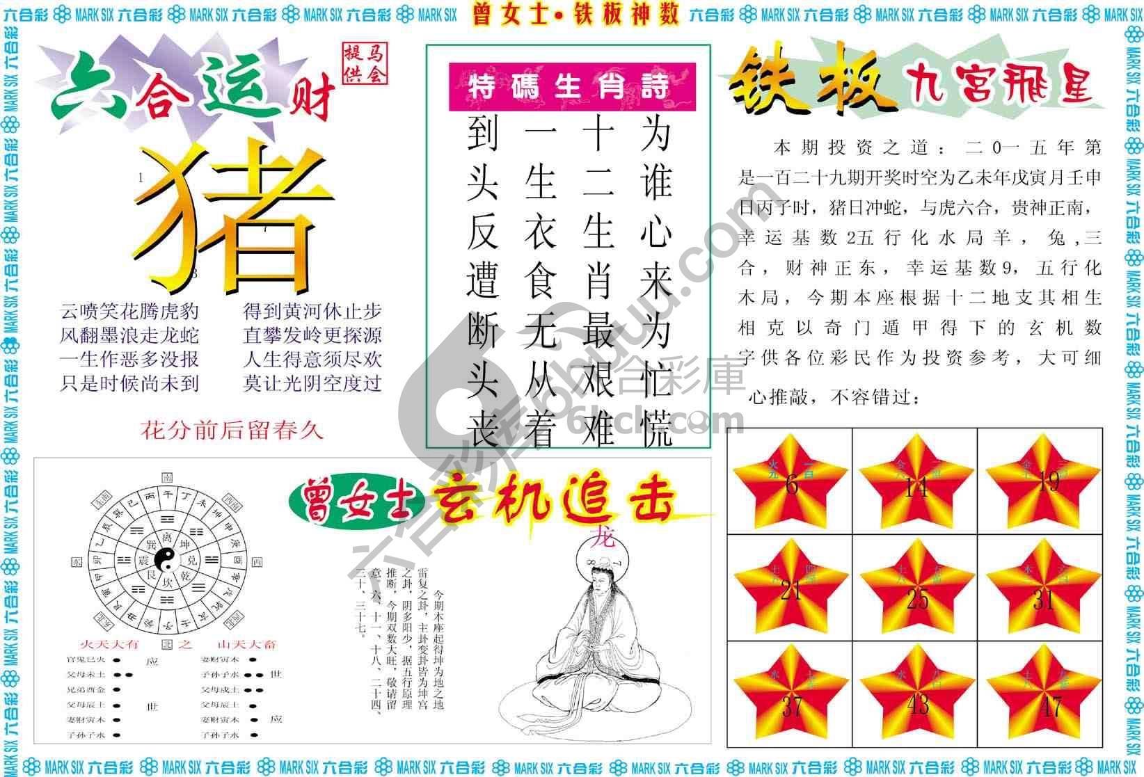 曾女士铁板神数