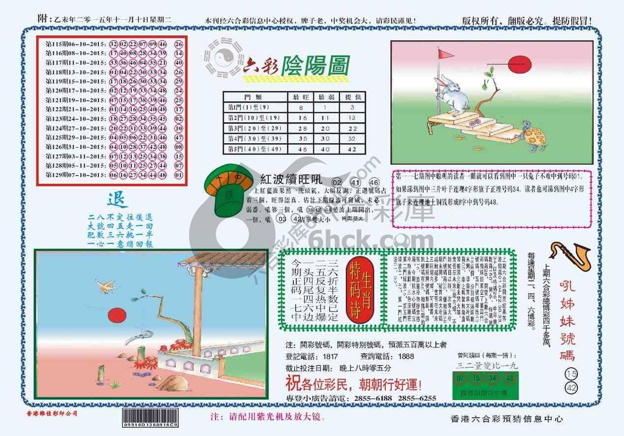 六彩阴阳图