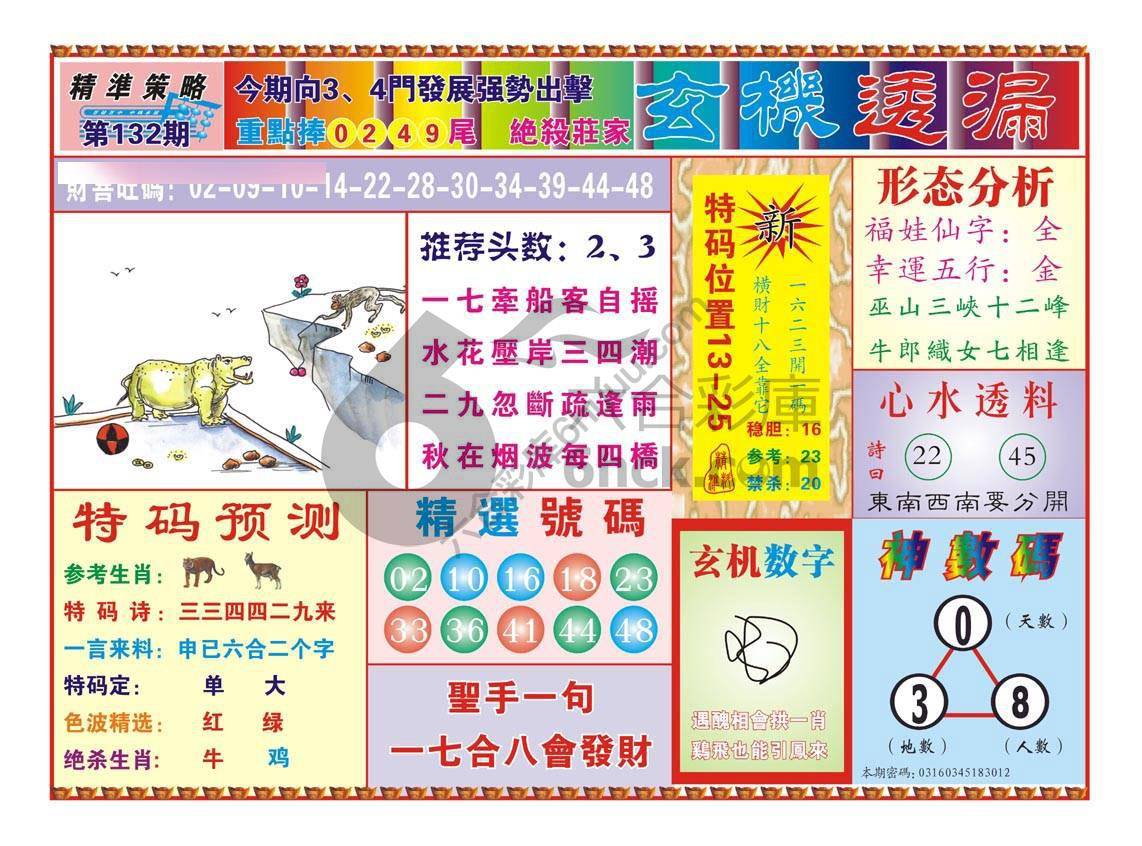 玄机透漏