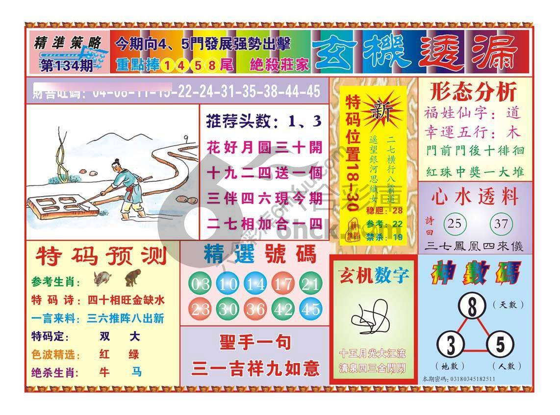 玄机透漏