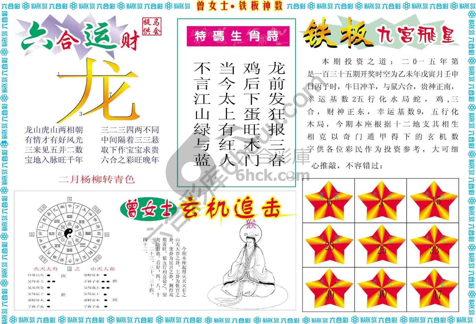 曾女士铁板神数