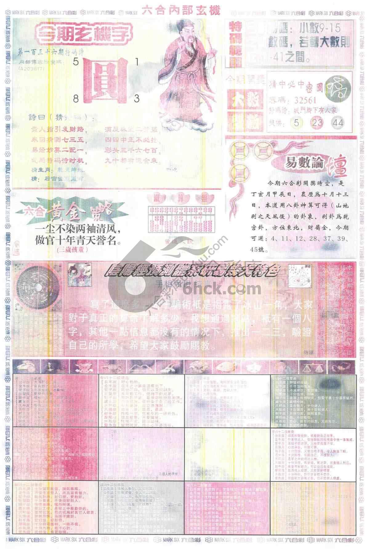 六合内部玄机
