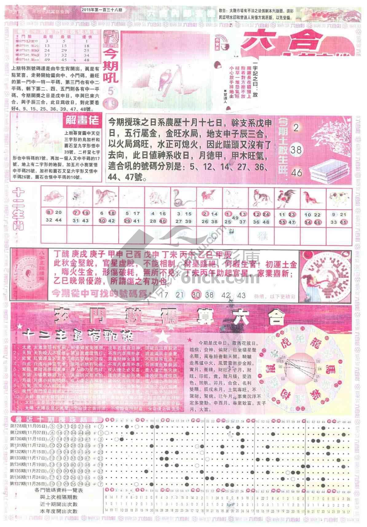 六合内部玄机