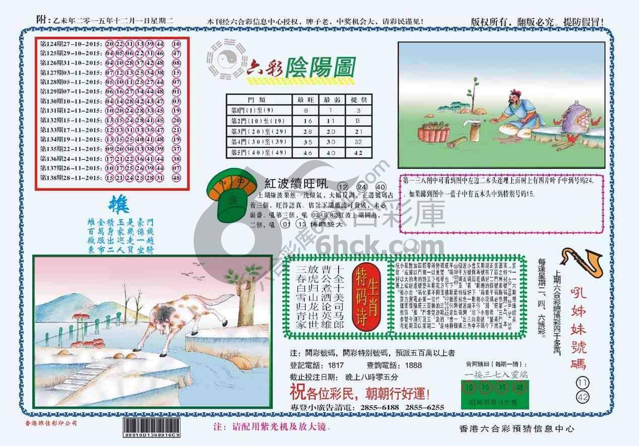 六彩阴阳图