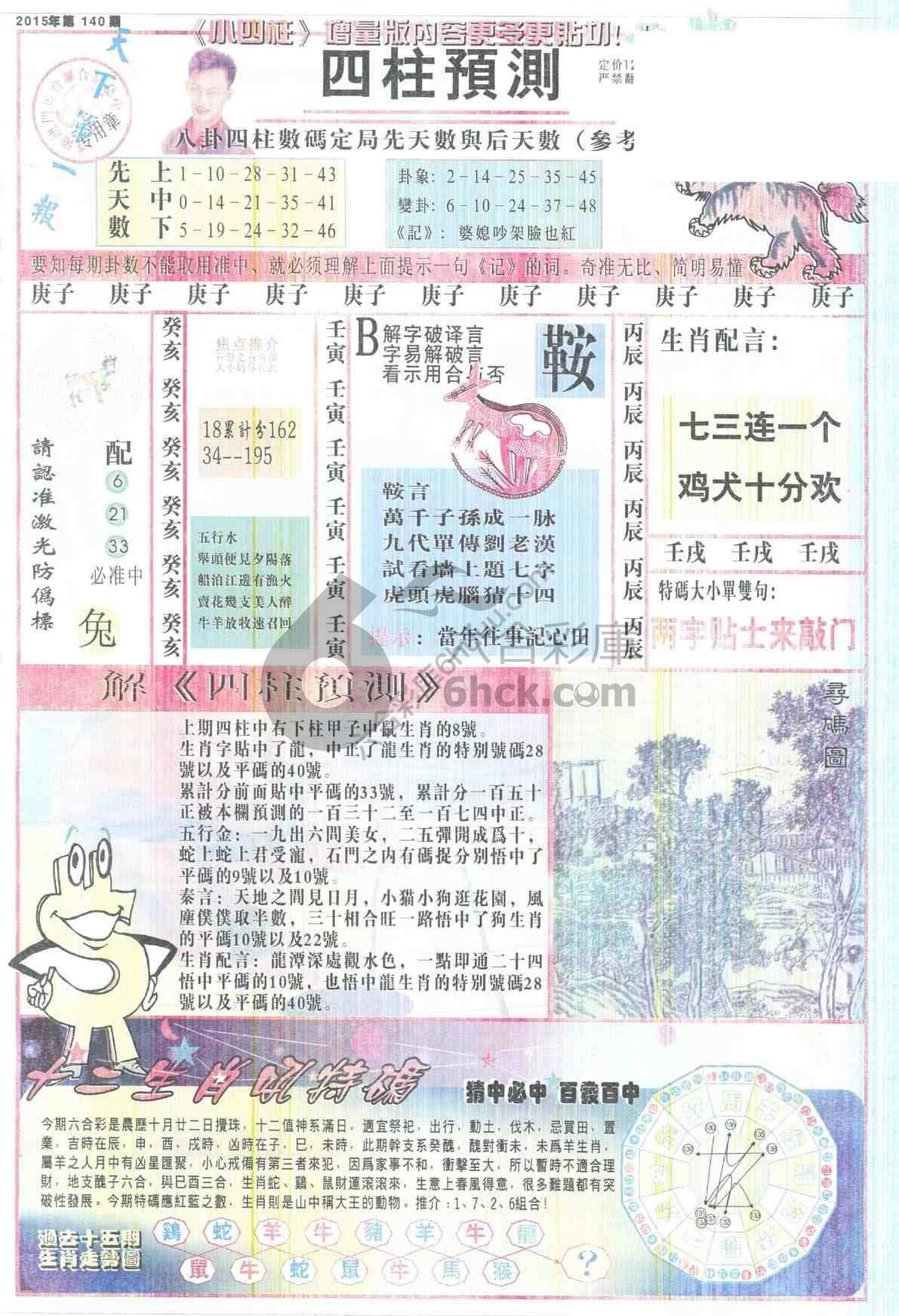 四柱预测