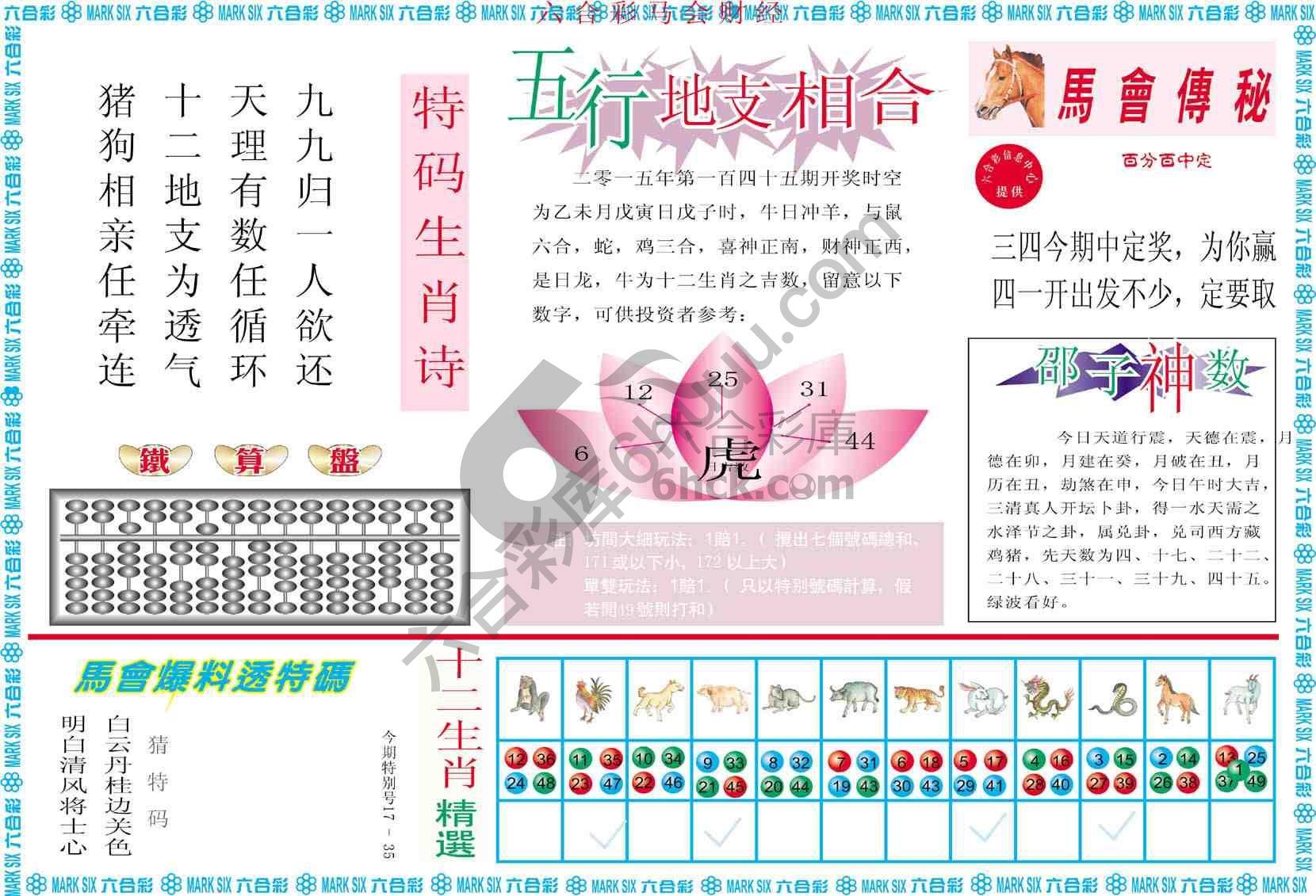 六合彩马会财经
