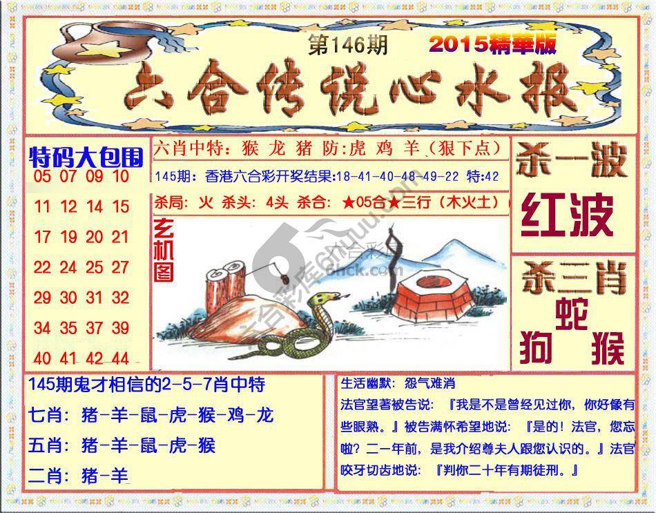 六合传说心水报