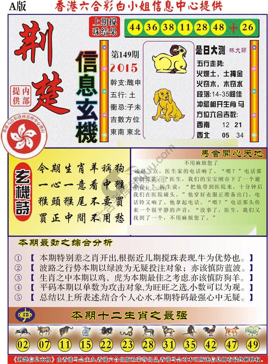 荆楚信息玄机