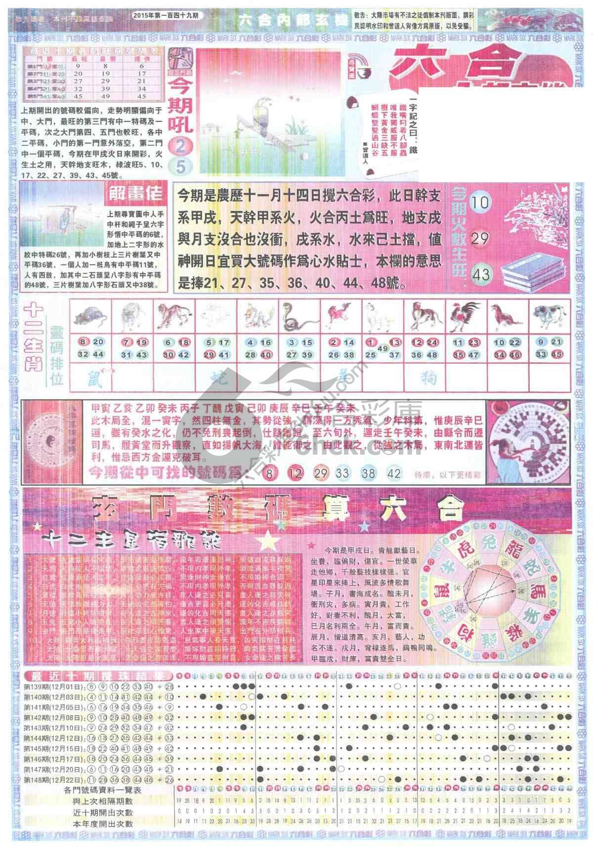 六合内部玄机