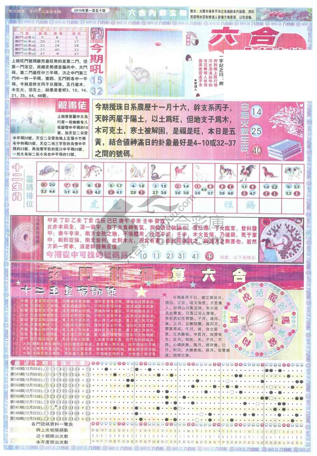 六合内部玄机