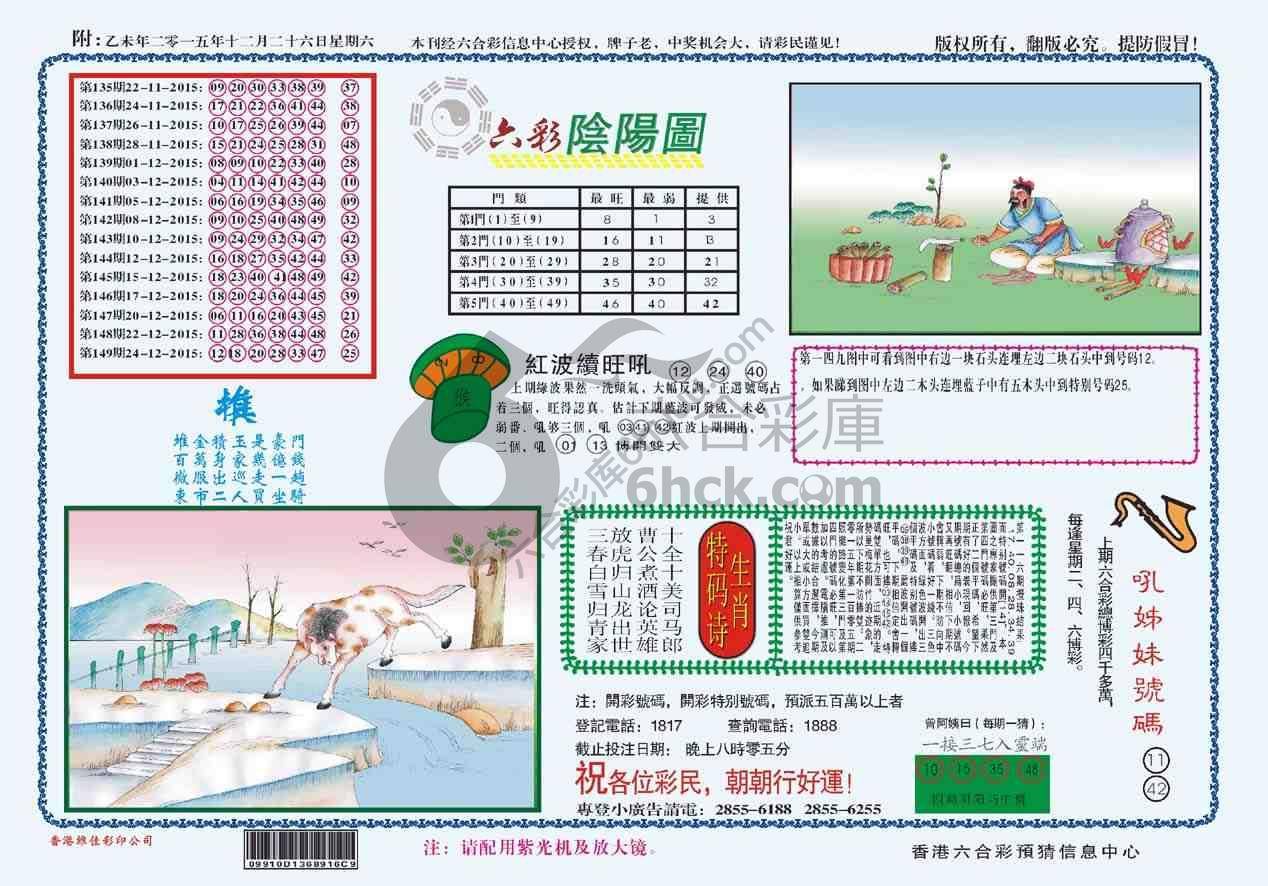 六彩阴阳图