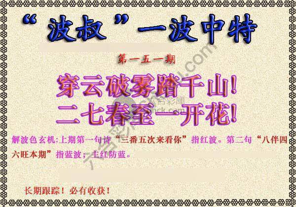 波叔一波中特