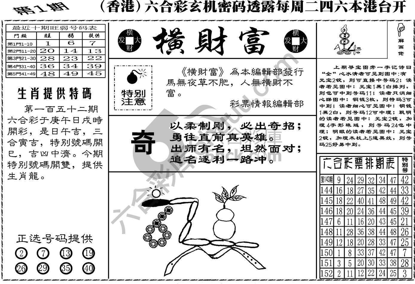 横财富