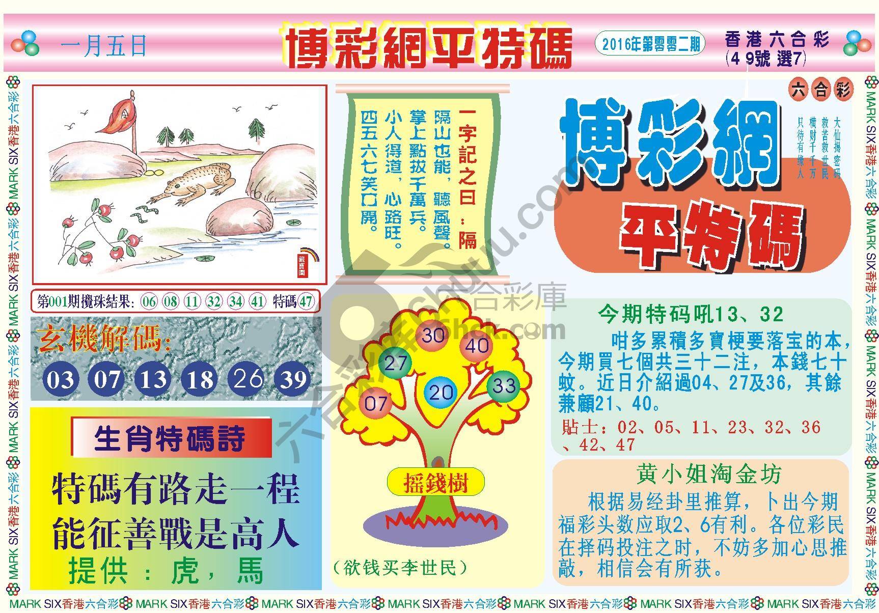 博彩网平特码