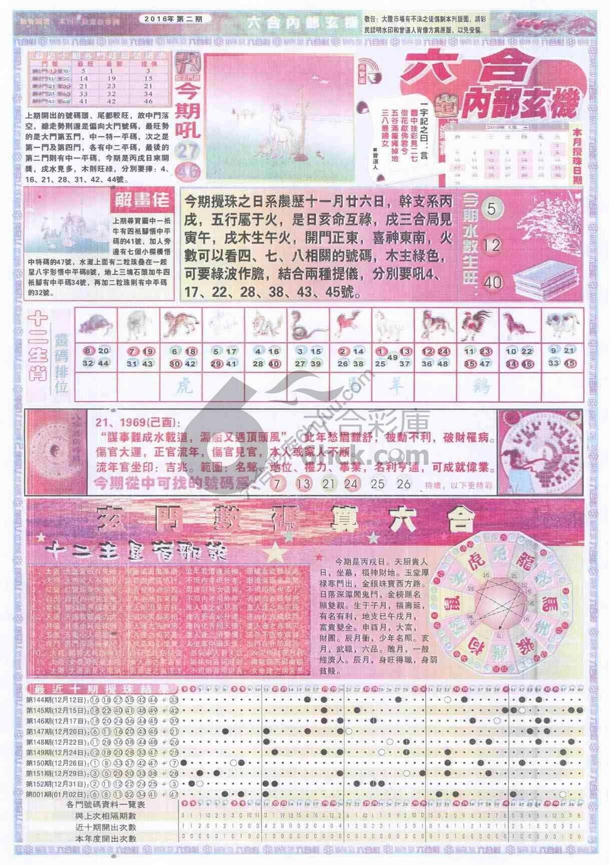 六合内部玄机