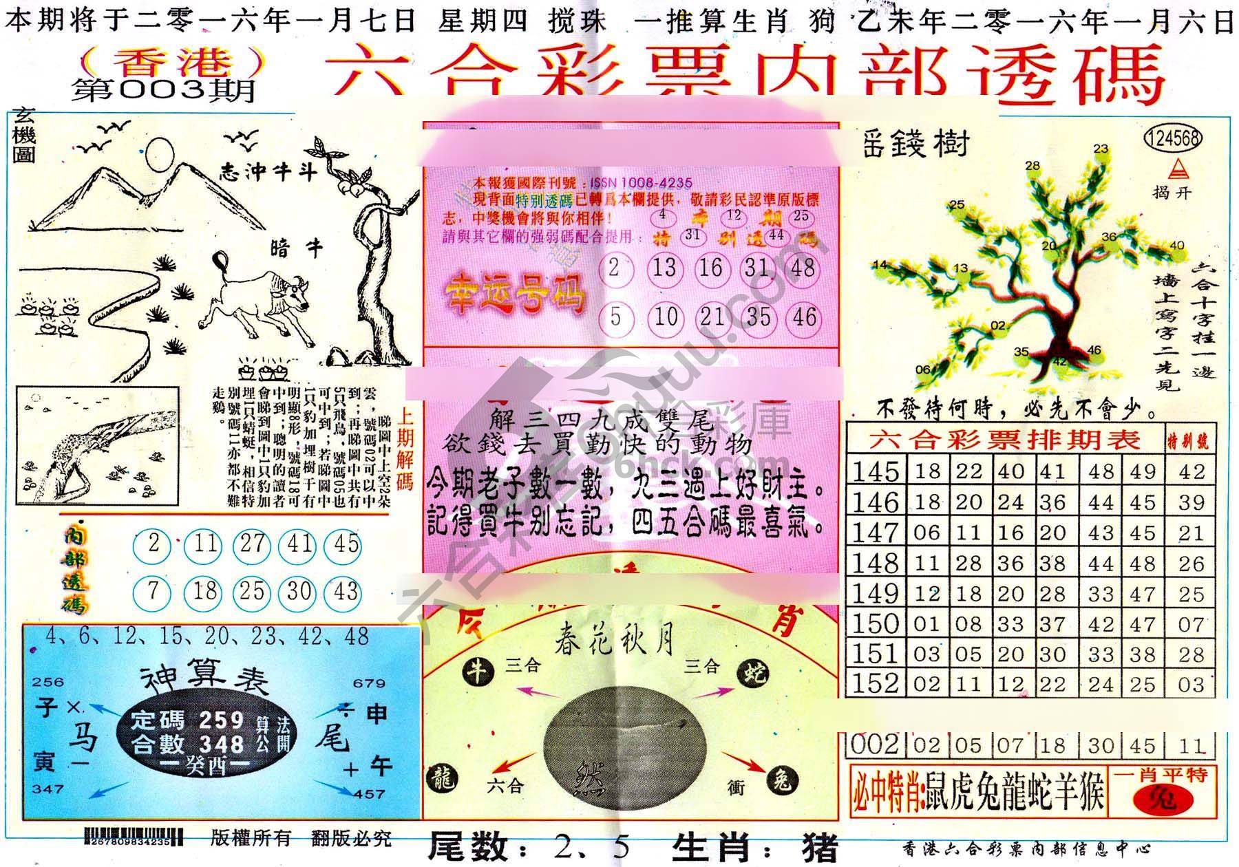 六合内部透码香港版