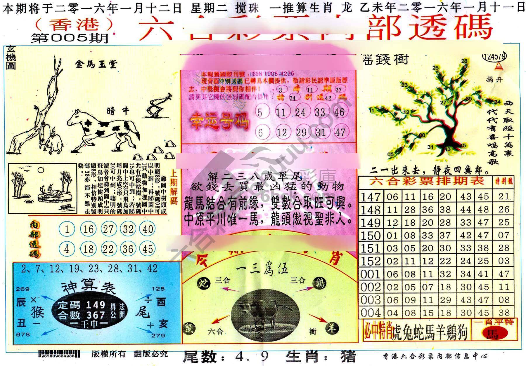 六合内部透码香港版