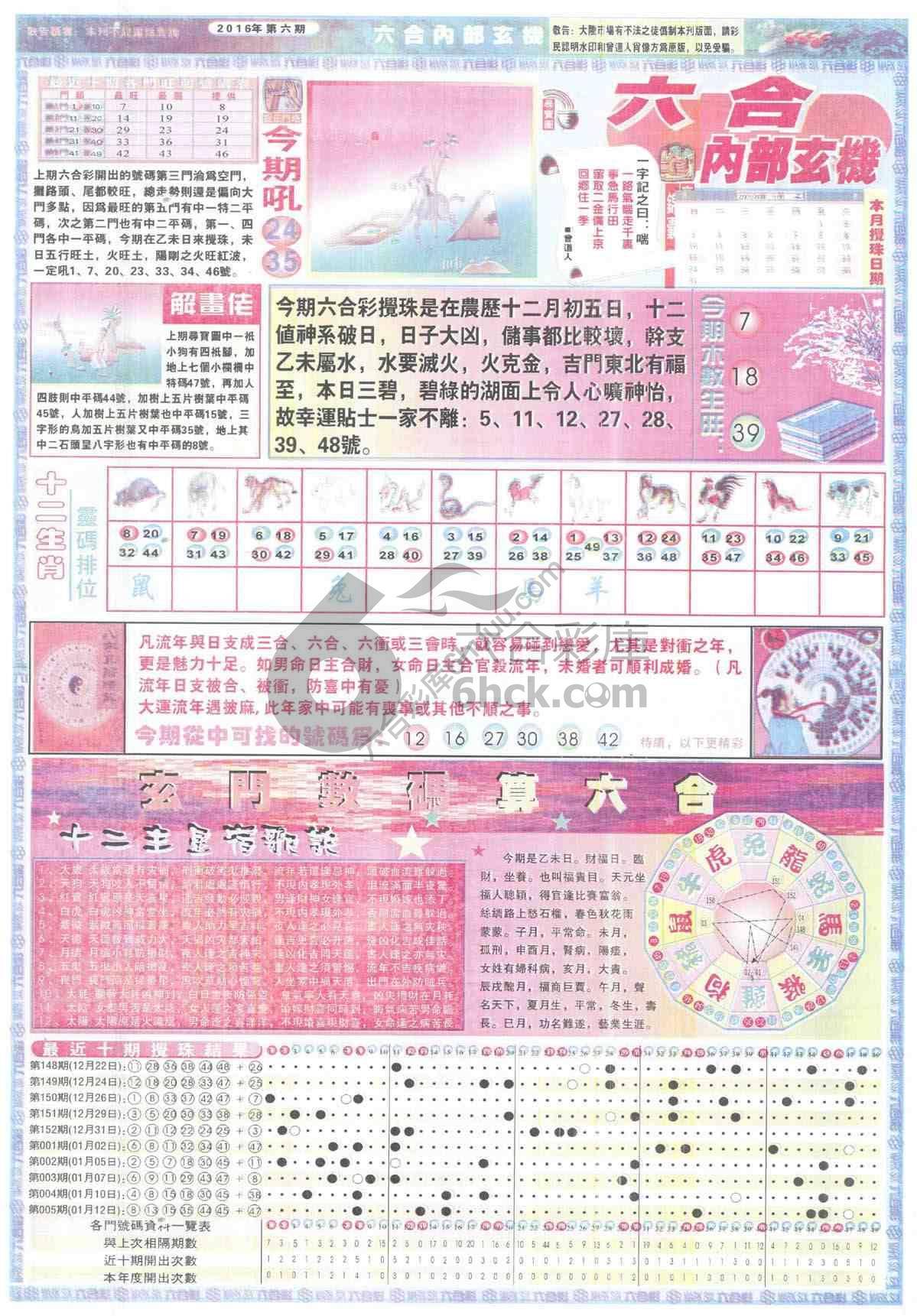 六合内部玄机