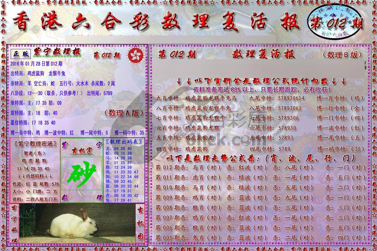 数理复活报