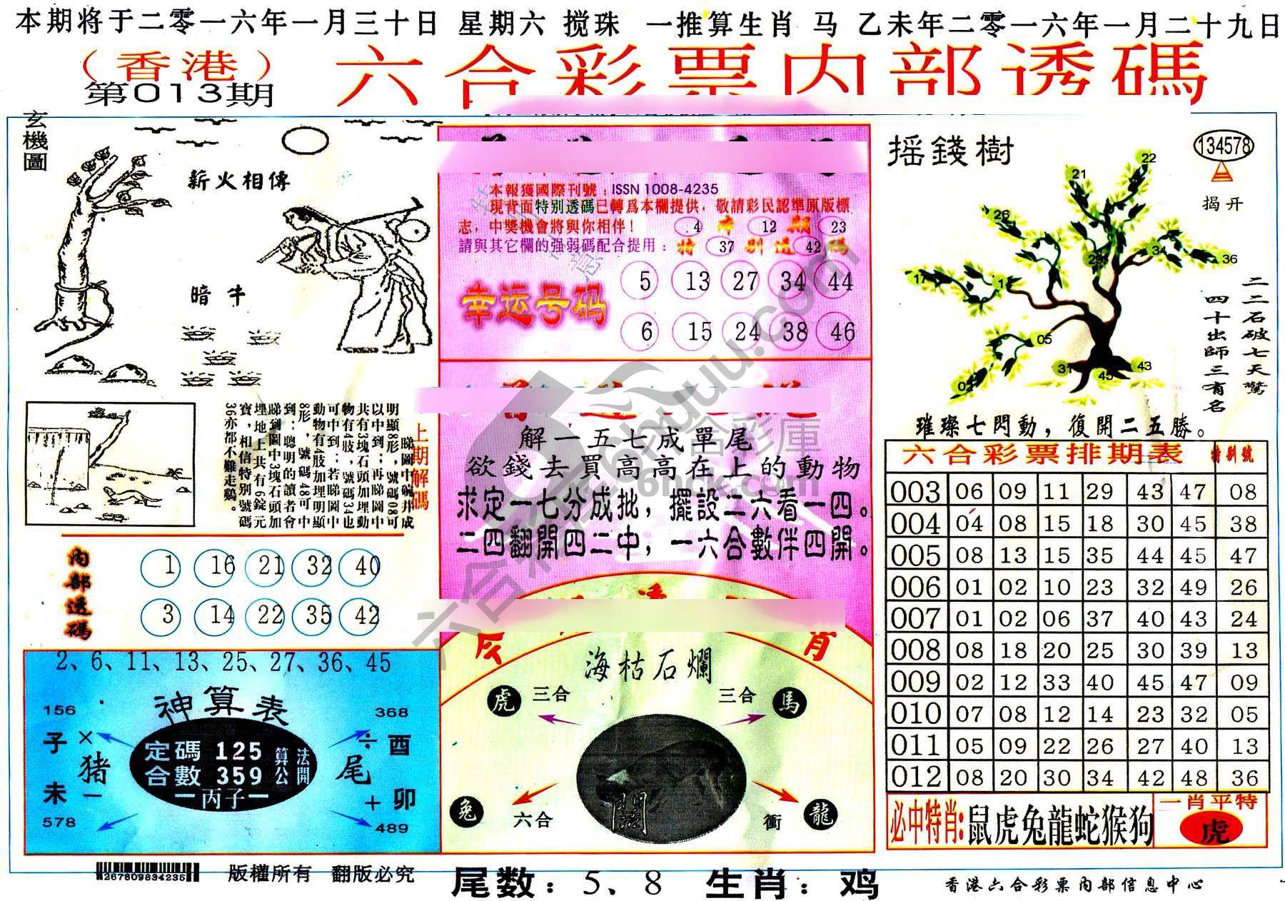 六合内部透码香港版