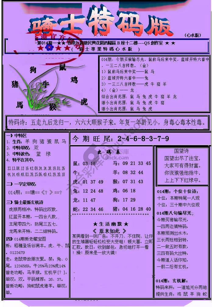 另类骑士特码版