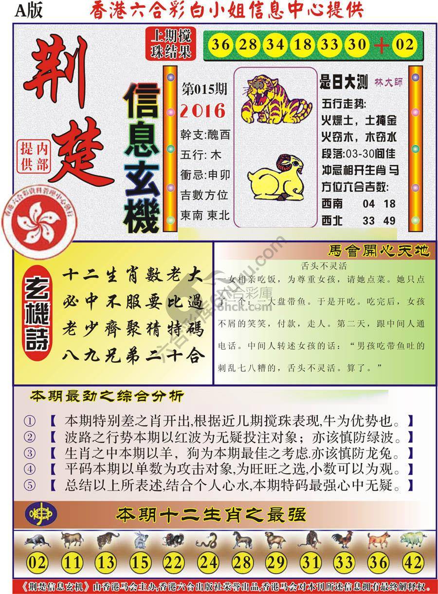 荆楚信息玄机