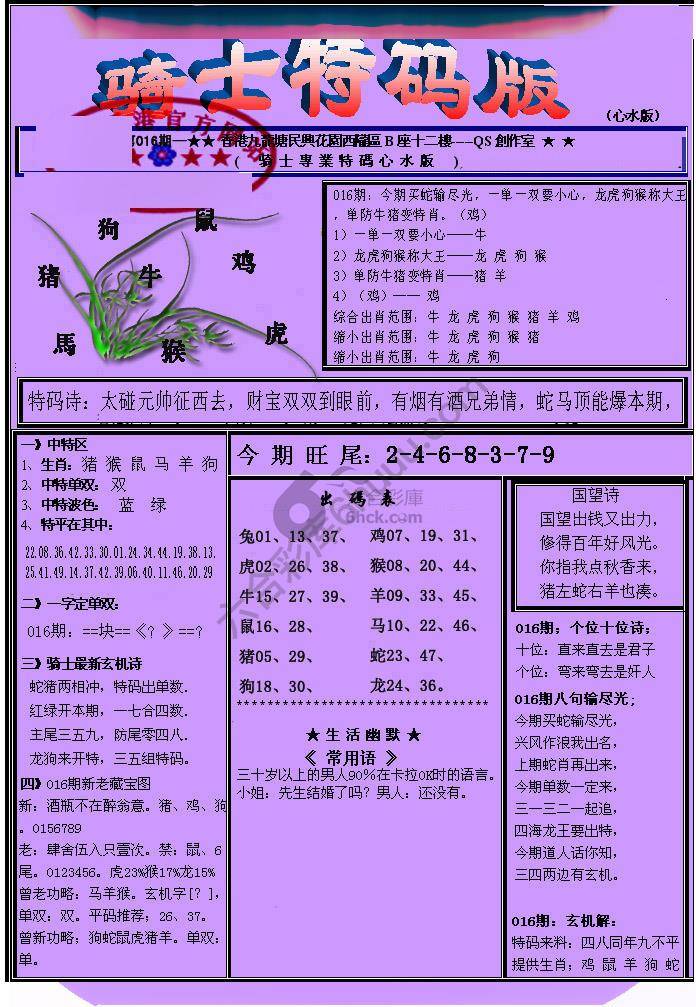 另类骑士特码版