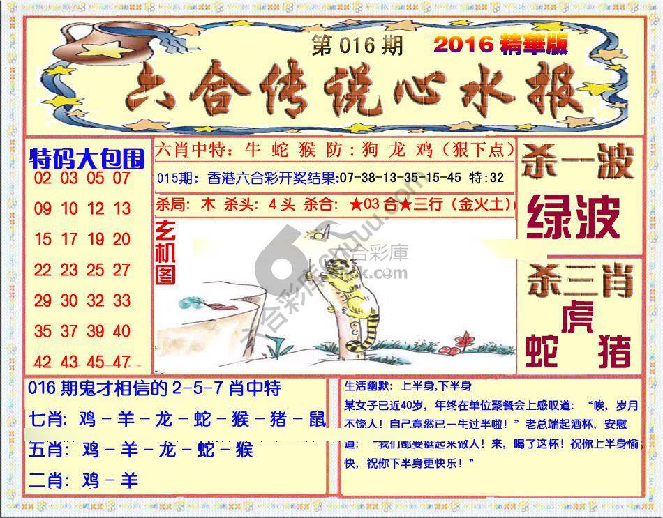 六合传说心水报