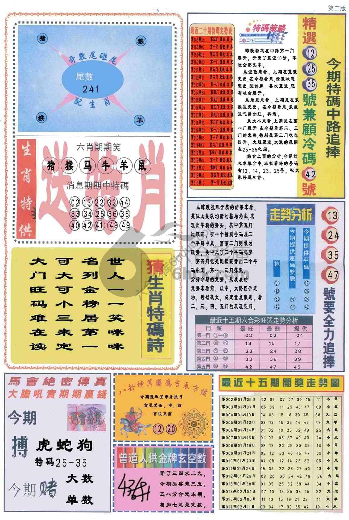 曾道人内幕消息