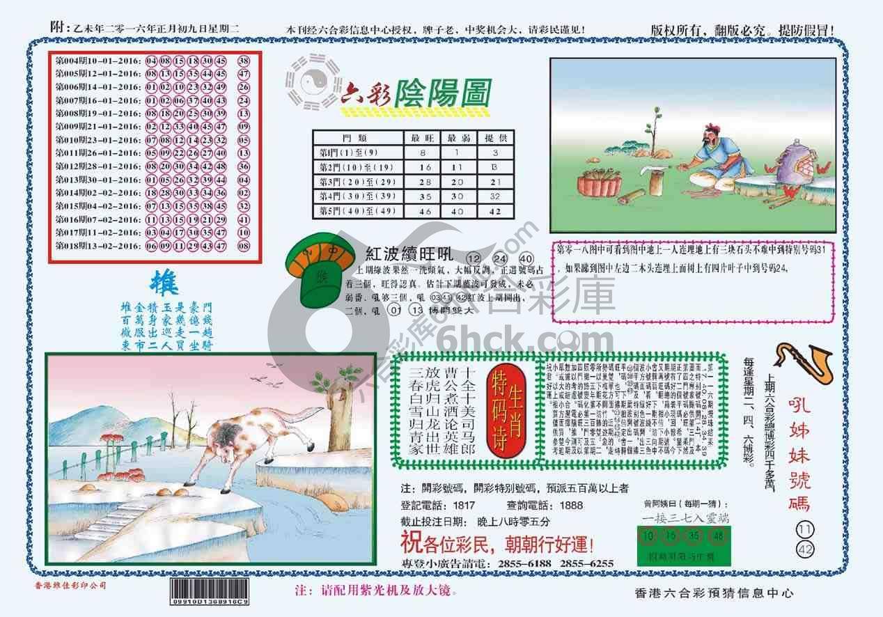 六彩阴阳图