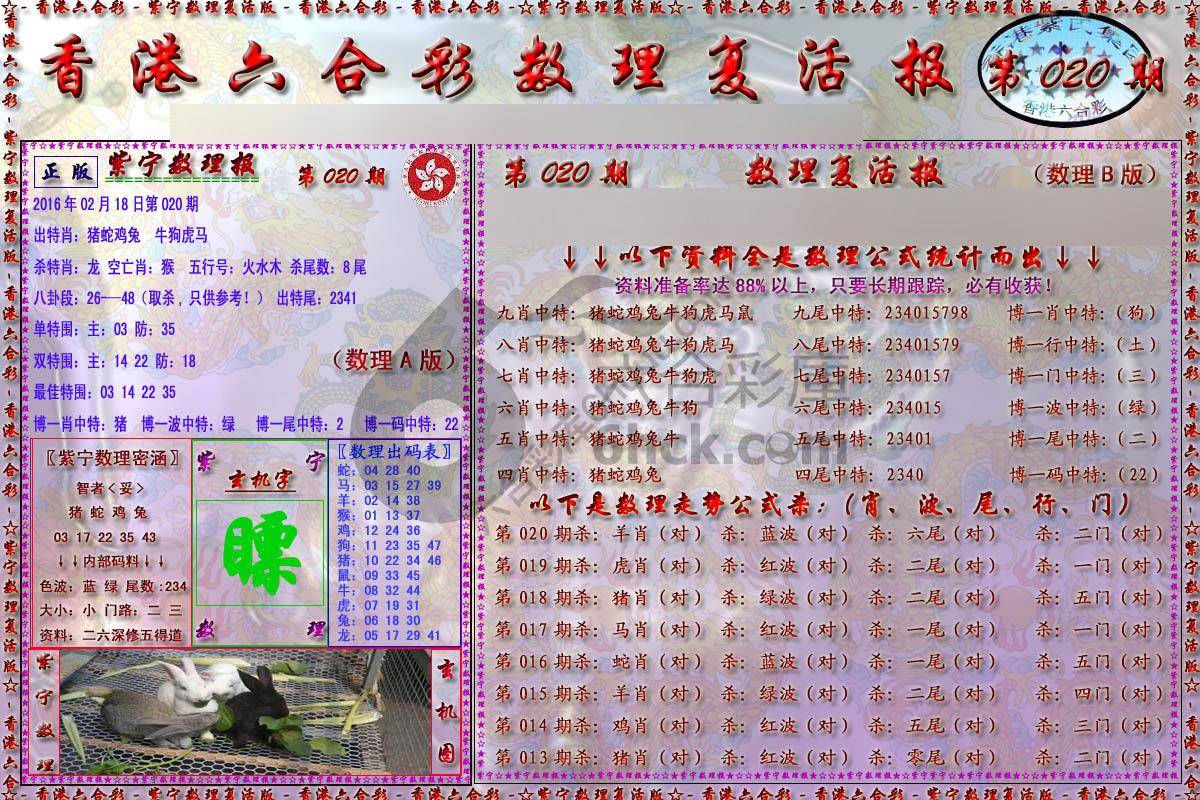 数理复活报