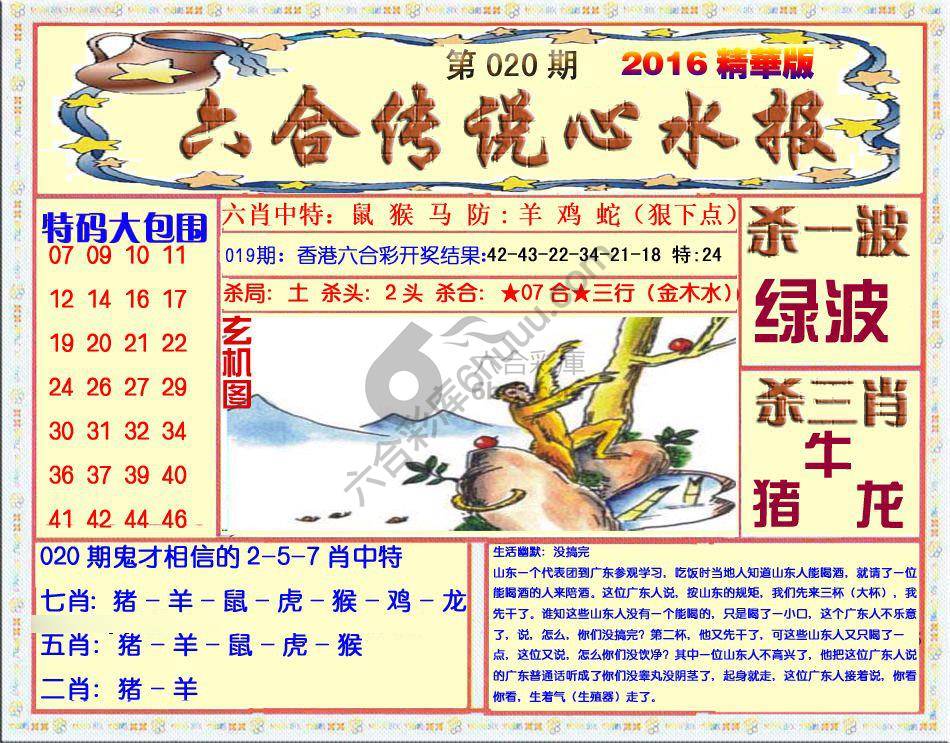 六合传说心水报