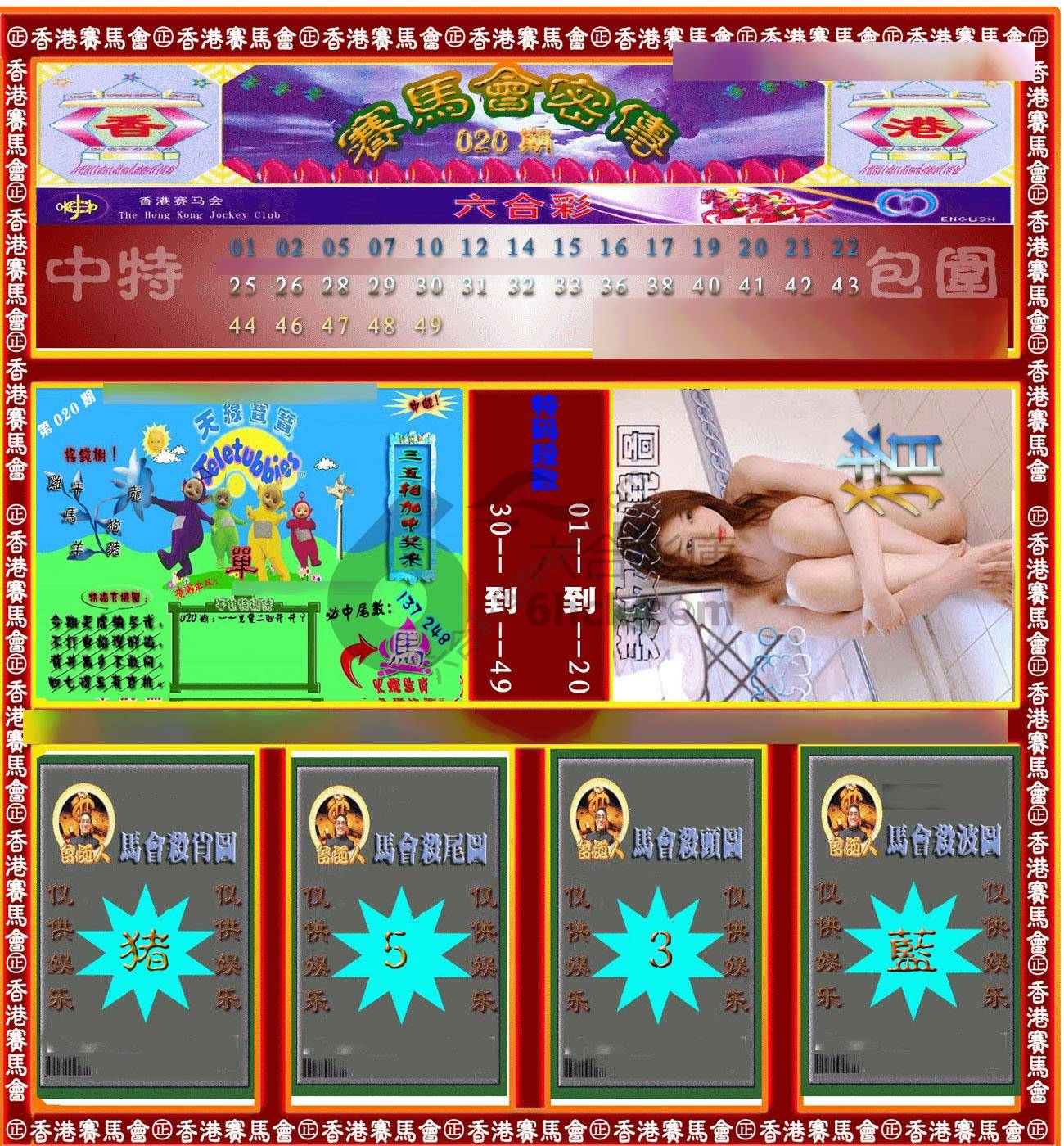 赛马会密传