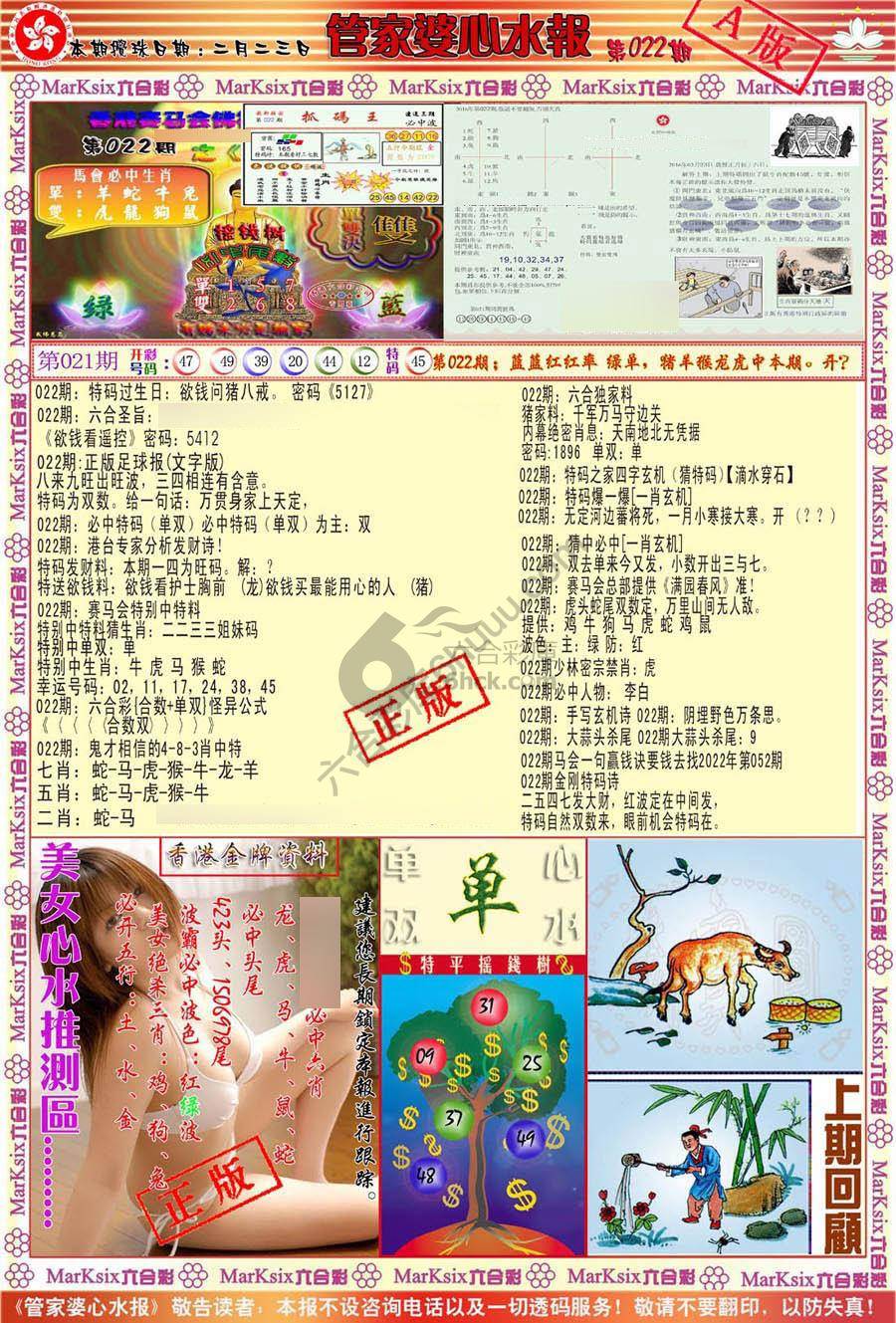 管家婆心水报