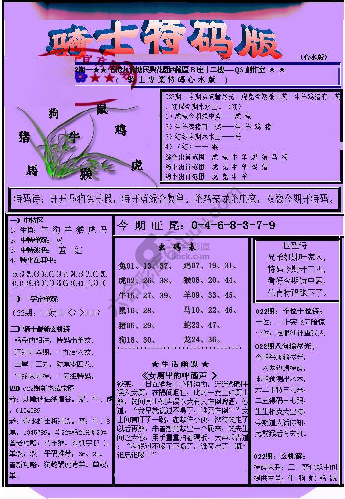 另类骑士特码版