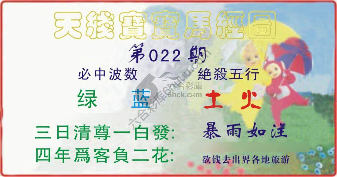 天线宝宝马经图