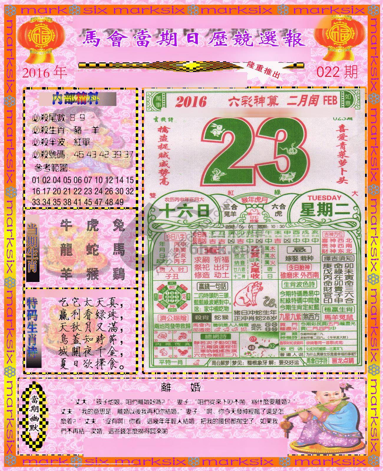 日历精选报