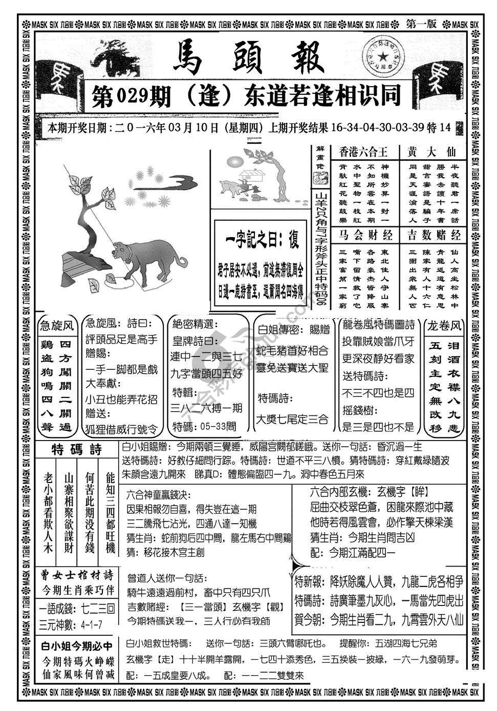 马头报