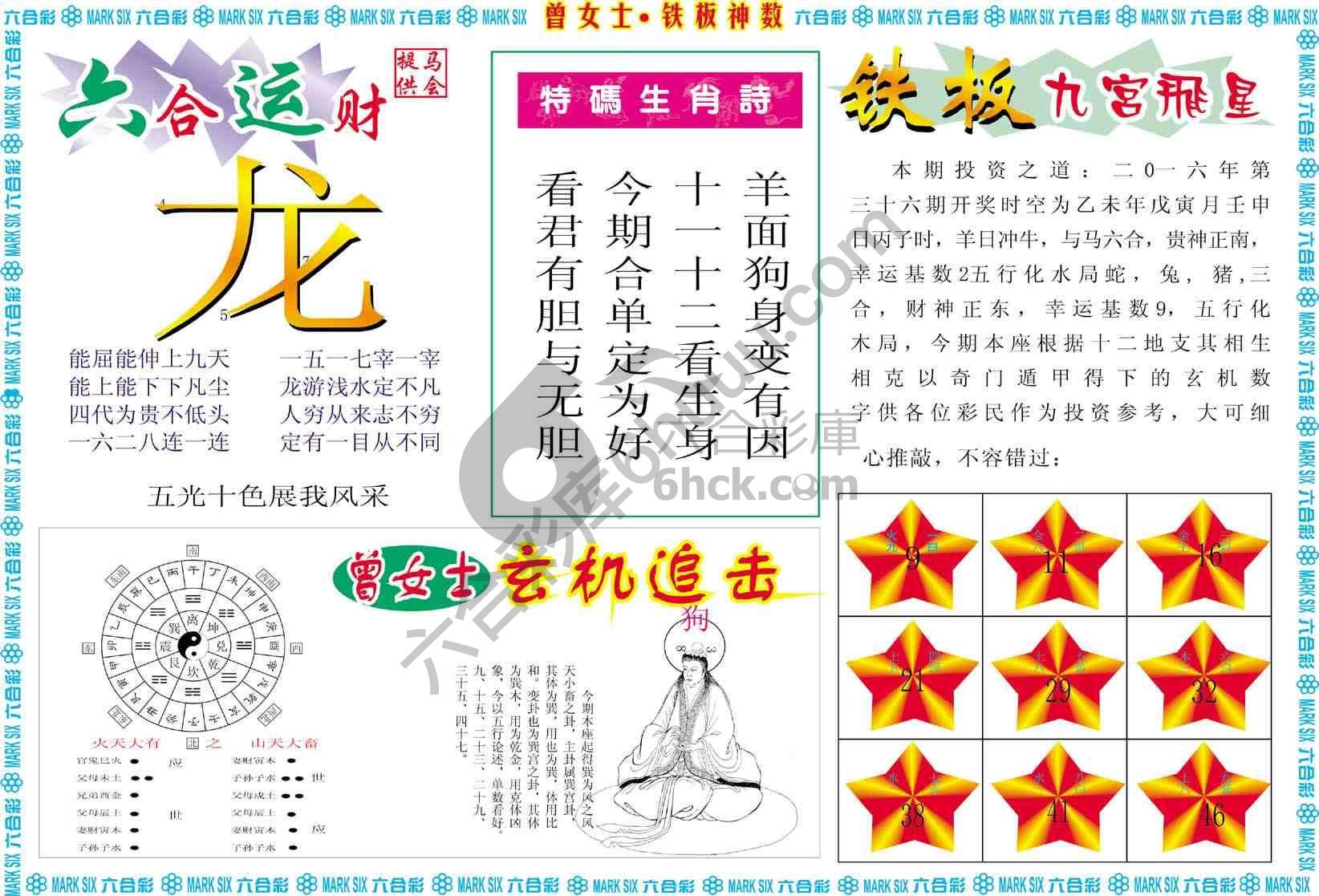 曾女士铁板神数